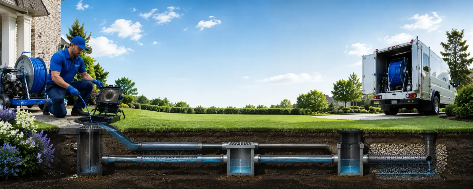 Outdoor drain cleaning information for Canton, ME